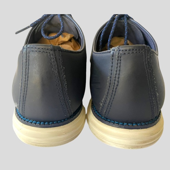 Cole Haan C22766 Mens Blue Grand OS Plain Toe Oxford Casual Shoes main image 12
